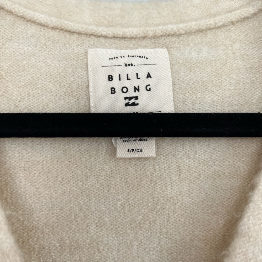 Billabong Short N Sweet Cropped Cardigan Sweater - Picture 2 of 8